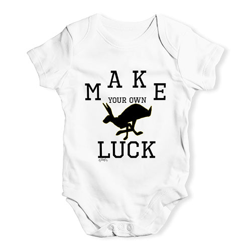 Make Your Own Luck Baby Unisex Baby Grow Bodysuit