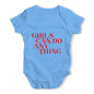 Girls Can Do Anything Baby Unisex Baby Grow Bodysuit