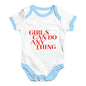 Girls Can Do Anything Baby Unisex Baby Grow Bodysuit