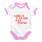 Girls Can Do Anything Baby Unisex Baby Grow Bodysuit