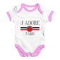 J'Adore Paris Baby Unisex Baby Grow Bodysuit