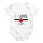 J'Adore Paris Baby Unisex Baby Grow Bodysuit