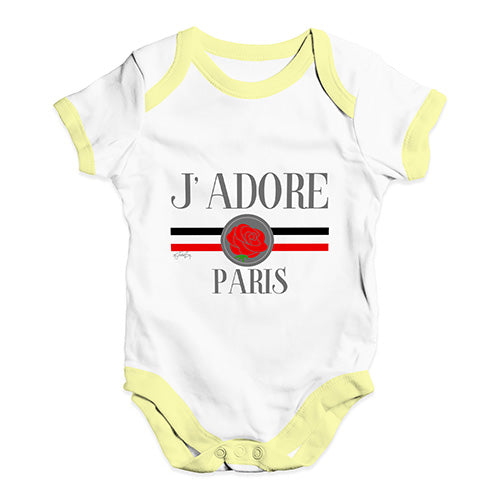 J'Adore Paris Baby Unisex Baby Grow Bodysuit