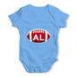 AL Alabama Football Baby Unisex Baby Grow Bodysuit