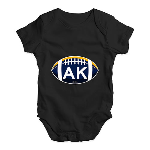 AK Alaska Football Baby Unisex Baby Grow Bodysuit