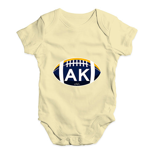 AK Alaska Football Baby Unisex Baby Grow Bodysuit