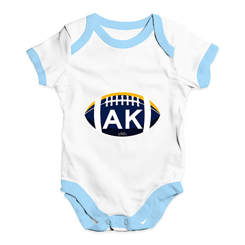 AK Alaska Football Baby Unisex Baby Grow Bodysuit