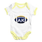 AK Alaska Football Baby Unisex Baby Grow Bodysuit