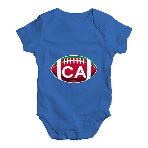 CA California Football Baby Unisex Baby Grow Bodysuit