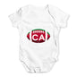 CA California Football Baby Unisex Baby Grow Bodysuit