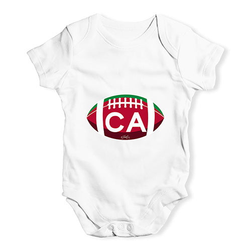 CA California Football Baby Unisex Baby Grow Bodysuit