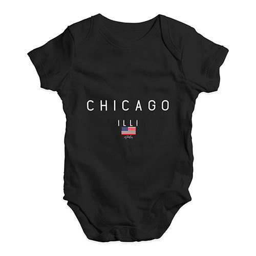 Chicago Illi Baby Unisex Baby Grow Bodysuit