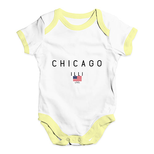 Chicago Illi Baby Unisex Baby Grow Bodysuit