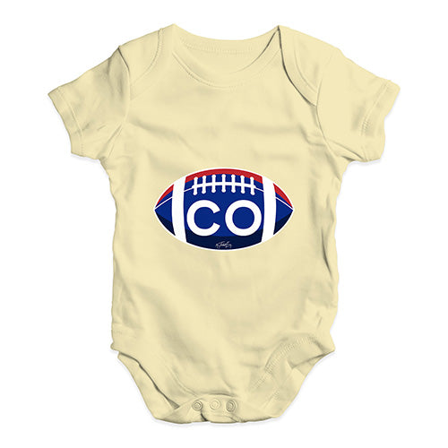 CO Colorado Football Baby Unisex Baby Grow Bodysuit