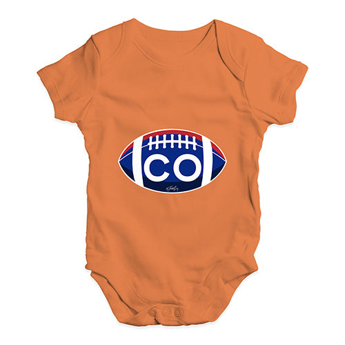 CO Colorado Football Baby Unisex Baby Grow Bodysuit