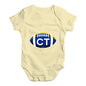 CT Connecticut Football Baby Unisex Baby Grow Bodysuit