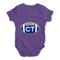 CT Connecticut Football Baby Unisex Baby Grow Bodysuit