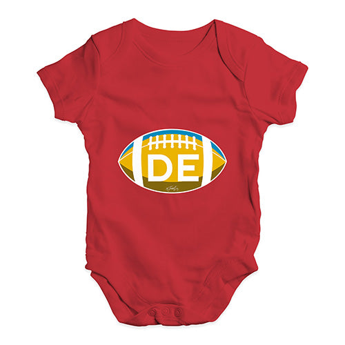 DE Delaware Football Baby Unisex Baby Grow Bodysuit