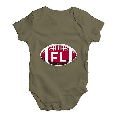 FL Florida Football Baby Unisex Baby Grow Bodysuit