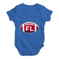 FL Florida Football Baby Unisex Baby Grow Bodysuit