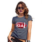 Funny Tshirts For Women GA Georgia State Football Women's T-Shirt Large Navy