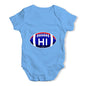 HI Hawaii State Football Baby Unisex Baby Grow Bodysuit