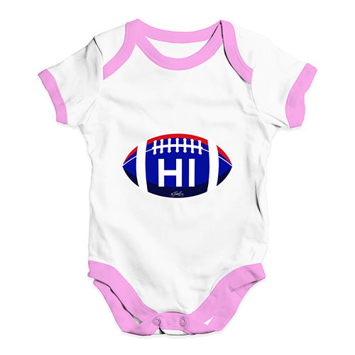 HI Hawaii State Football Baby Unisex Baby Grow Bodysuit