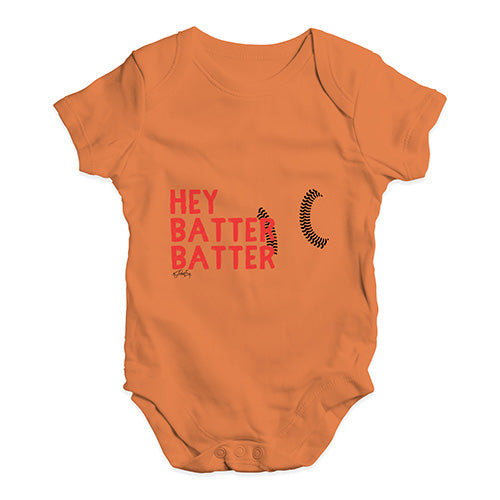 Hey Batter Batter Baby Unisex Baby Grow Bodysuit