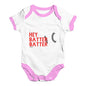 Hey Batter Batter Baby Unisex Baby Grow Bodysuit