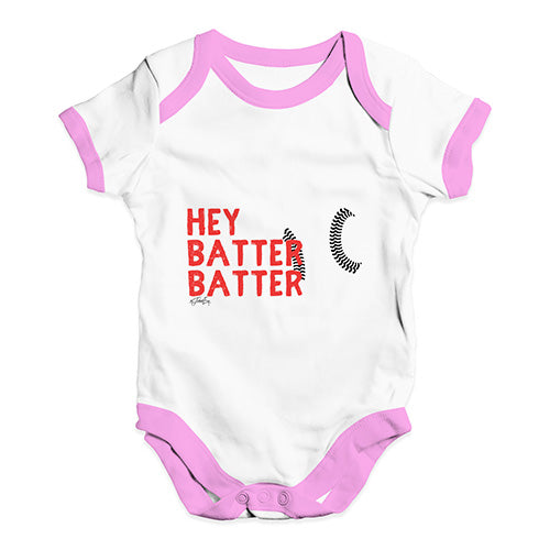 Hey Batter Batter Baby Unisex Baby Grow Bodysuit