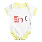 Hey Batter Batter Baby Unisex Baby Grow Bodysuit