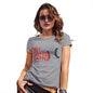 Novelty Tshirts Women Hey Batter Batter Women's T-Shirt Large Light Grey