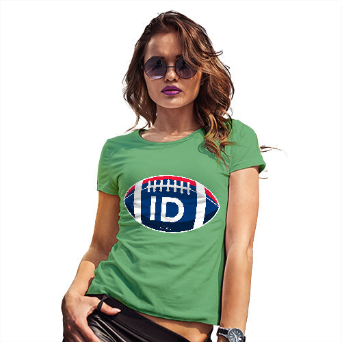 Funny Shirts For Women ID Idaho State Football Women's T-Shirt Large Green