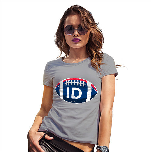 Funny Tee Shirts For Women ID Idaho State Football Women's T-Shirt X-Large Light Grey