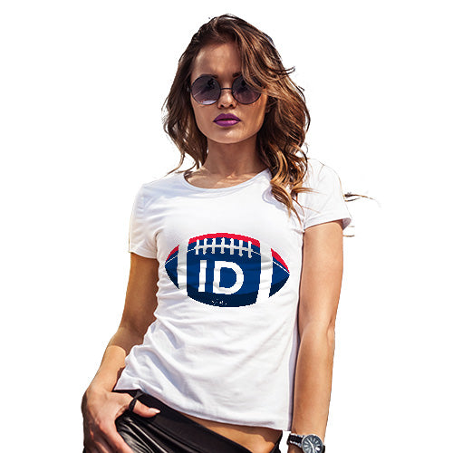 Funny T Shirts For Mum ID Idaho State Football Women's T-Shirt X-Large White