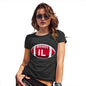 Novelty Tshirts Women IL Illinois State Football Women's T-Shirt X-Large Black