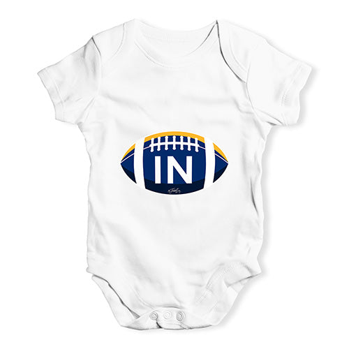 IN Indiana State Football Baby Unisex Baby Grow Bodysuit