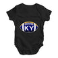 KY Kentucky State Football Baby Unisex Baby Grow Bodysuit