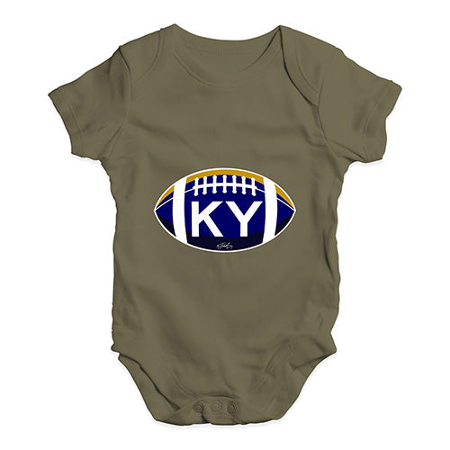 KY Kentucky State Football Baby Unisex Baby Grow Bodysuit