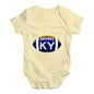 KY Kentucky State Football Baby Unisex Baby Grow Bodysuit