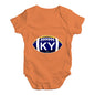 KY Kentucky State Football Baby Unisex Baby Grow Bodysuit