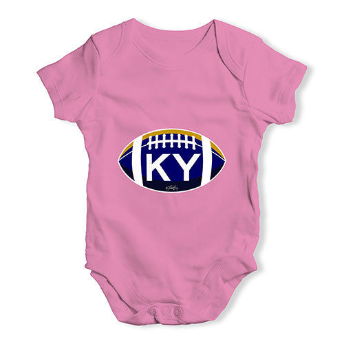 KY Kentucky State Football Baby Unisex Baby Grow Bodysuit