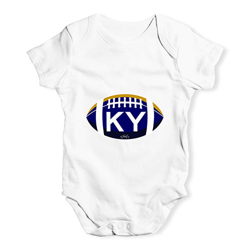 KY Kentucky State Football Baby Unisex Baby Grow Bodysuit