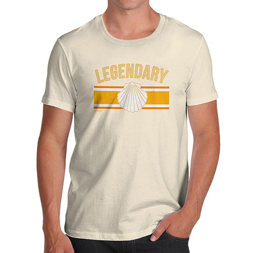 Novelty Tshirts Men Legendary Men's T-Shirt Small Natural