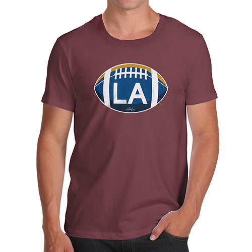 Mens Humor Novelty Graphic Sarcasm Funny T Shirt LA Louisiana State Football Men's T-Shirt Large Burgundy