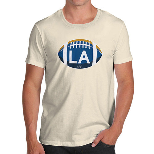 Funny T-Shirts For Men Sarcasm LA Louisiana State Football Men's T-Shirt Small Natural