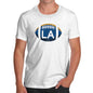 Funny T Shirts For Men LA Louisiana State Football Men's T-Shirt Medium White