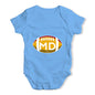 MD Maryland State Football Baby Unisex Baby Grow Bodysuit