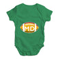 MD Maryland State Football Baby Unisex Baby Grow Bodysuit