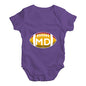 MD Maryland State Football Baby Unisex Baby Grow Bodysuit